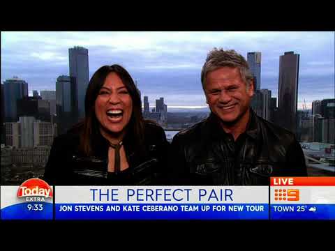 Jon Stevens & Kate Ceberano - Daily Edition interview 2017