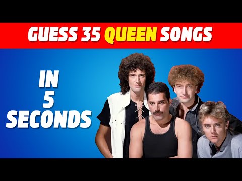 Guess 35 Queen songs | Can you guess 35 queen songs? | Queen songs quiz 2025 | Freddie Mercury