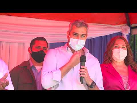 Lo que dijo Mario Abdo en Puente Kyjhá Canindeyú