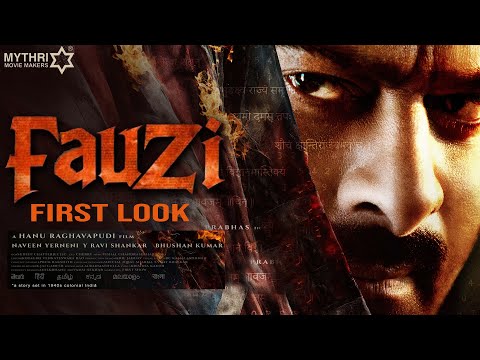 #FAUZI First Look Teaser | HBD Prabhas | Hanu Raghavapudi | Iamnvi | Filmy Secrets