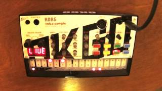 Video thumbnail for KORG volca sample OK GO edition #2 | Remix Presets Sound by soundrope
