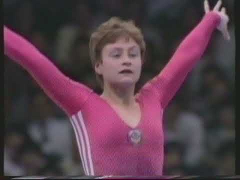 Elena Shoushounova (URS) - Olympics 1988 - Team Free Exercise - Floor Exercise