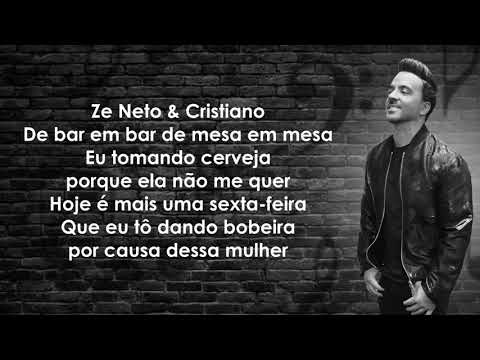 Luis Fonsi, Zé Neto & Cristiano, Thyy - Por Isso Que Eu Bebo (Letra/Lyrics)