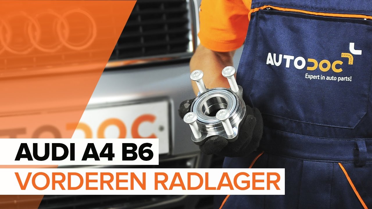 Radlager vorne selber wechseln: Audi A4 B6 - Austauschanleitung