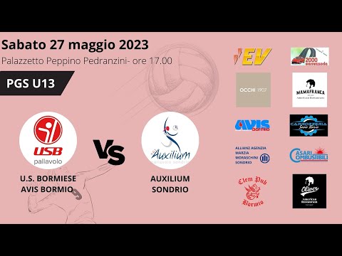 PGS U13  - US BORMIESE CARROZZERIA SOSIO ILARIO vs AUXILIUM SONDRIO