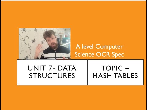 A level Computer Science OCR Unit 7 Data Structures Hash tables
