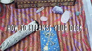 How To Cleanse Your Tarot and Oracle Decks