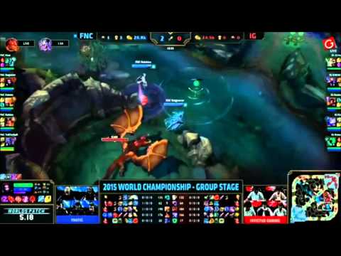 2015 World Championship Group Stage-day 1 FNC VS IG montage