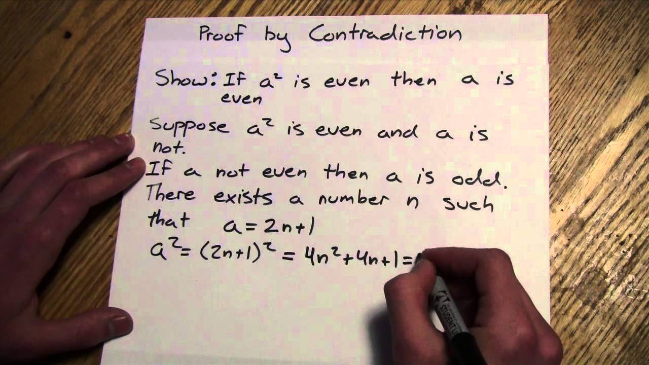 Proof by Contradiction Ex 2