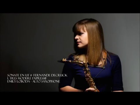 Sonata in C# for Alto Saxophone, I. Tres Modere expressif - Fernande Decruck
