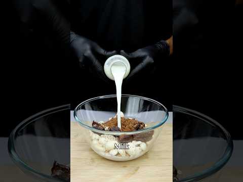 Homemade Healthy Ice-Cream ASMR #shorts #asmrcooking #viral