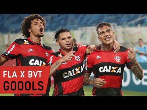 Gols - Flamengo 4 x 1 Boavista (28/01/2017)