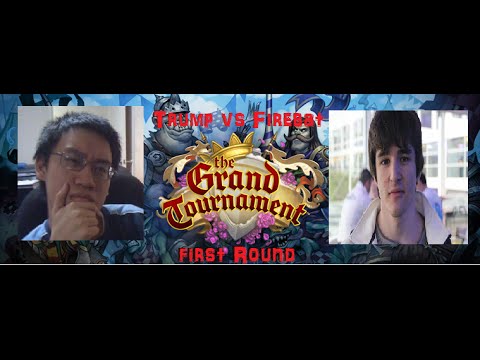 Trump vs Firebat with the Grand Tournament Cards First Round