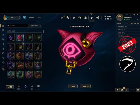 50x Eye's Puppet Orb Bundle opening (Soul Fighter All-Star Loot) - League Of Legends