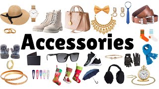 Fashion accessories for kids in English|Fashion accessories|Educational video|Kids learning|Vd:44