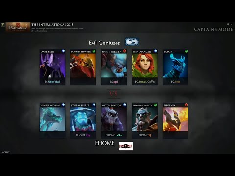 EG vs EHOME - Evil Geniuses vs EHOME - TI5 - Game 3 - BO3 - The International 2015 Highlights