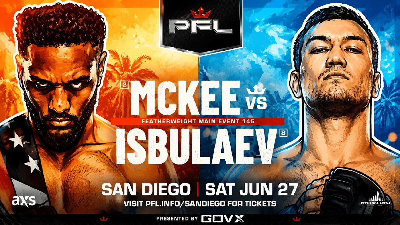 WATCH MMA LIVE: PFL San Diego | MCKEE vs ISBULAEV