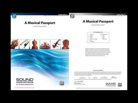 A Musical Passport, by Richard Meyer – Score & Sound