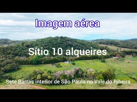 Sítio a VENDA 10 Alqueires, ESCRITURADO, Sete Barras, SP no Vale do Ribeira