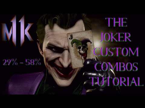 THE JOKER CUSTOM COMBOS TUTORIAL! - MORTAL KOMBAT 11 ULTIMATE