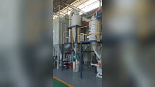 Complete set of horizontal wood powder machines