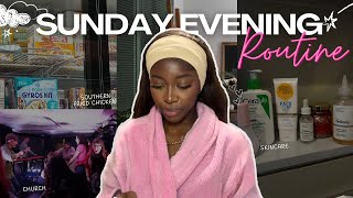 Sunday Evening Routine living alone✨ | selfcare, church, cooking and healthy habits.