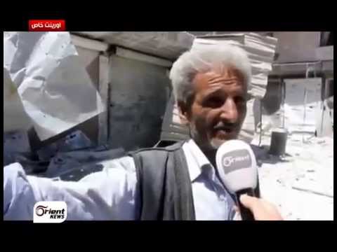 تقرير عن قصف السوق في معرة النعمان على قناة الأورينت