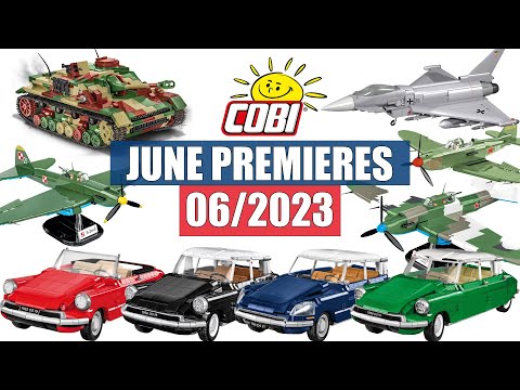 📅 June premieres from COBI - 06/2023 - Planes, tanks, cars