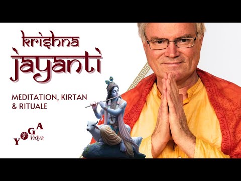 Satsang mit Sukadev " Krishna Jayanti " - Yoga Vidya Live, 16.08.2025, 20:00 - 24:30 Uhr