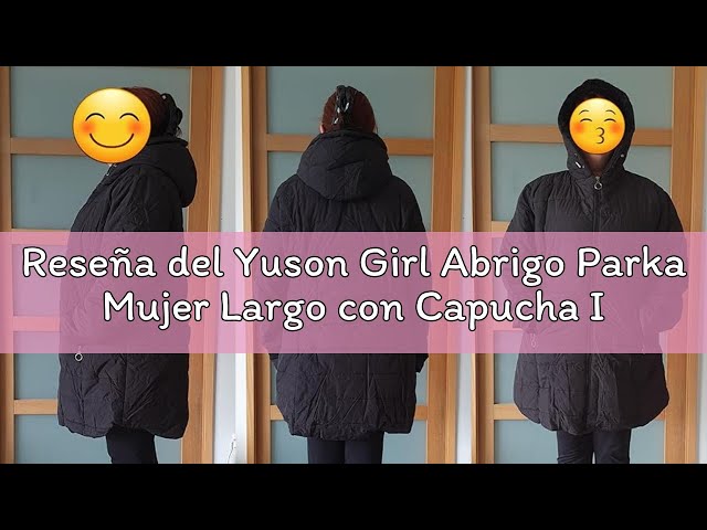 Vídeo relacionado con Yuson Girl Abrigo Parka Mujer Largo con Capucha Invierno Forro Polar Sherpa Chaqueta para Mujer Gruesa Abrigos de Piel Cremallera Cálido Jacket Resistente Agua Coat con Bolsillos(Verde militar, M)