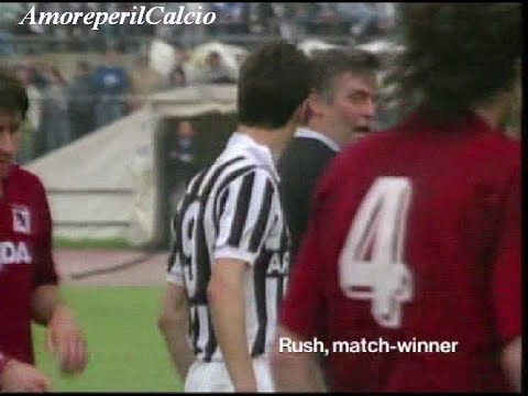 Juventus-Torino 2-1 TRICELLA, POLSTER, RUSH 13ª giornata Ritorno 01-05-1988