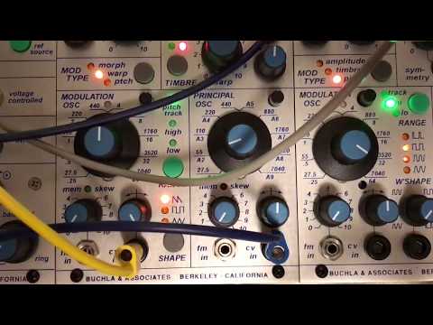 buchla 258e oscillator variations