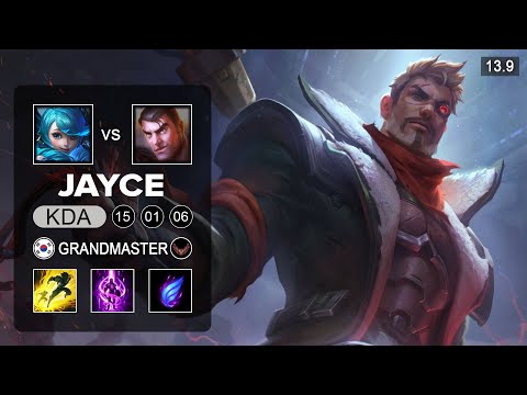 Jayce vs Gwen Top - KR Grandmaster - Patch 13.9 Season 13