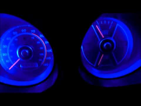 1969 1970 Classic Mustang Blue LED Gauge Light Conversion Peek - Ford, Mach 1, Shelby, Boss