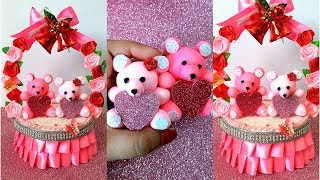 Cute TEDDY BEAR Valentine's day gift for Him / Her 2019 | DIY valentine gift ideas for him
