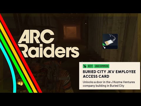 Buried City-JKV Employee Access Key #arcraidersgame #arcraidersgameplay
