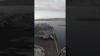 Timelapse: USS George H.W. Bush Departs Marseille, France