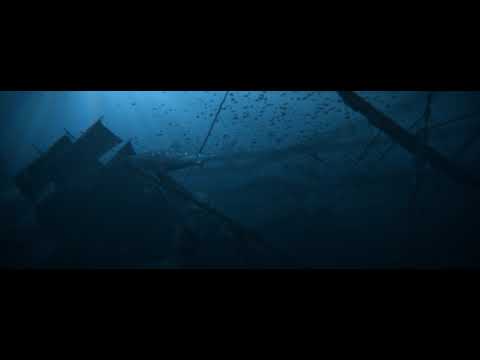 Great White Shark CGI 3D Scene Underwater