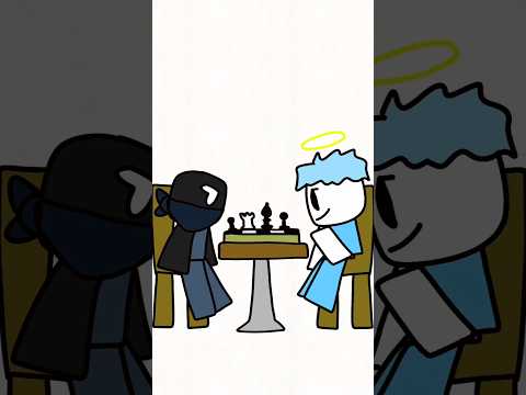 DARKHEART AND WINDFORCE PLAY CHESS // THE BATTLE BRICKS ANIMATION // #thebattlebricks #memeanimation