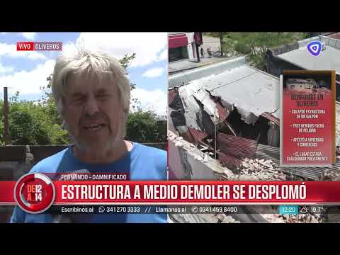 Derrumbe en Oliveros