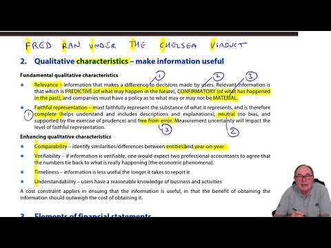 Conceptual Framework - Free ACCA SBR lecture