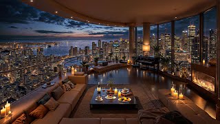 Download lagu Soft Jazz at Sunset in a Chicago Ambience – 4K Luxury Apartment for Unwind mp3