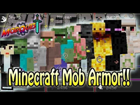 Minecraft: Overpowered Mob Armor!! Mob Armor Mod (Weapons, Blaze Armor & MORE!!) - Mod Showcase