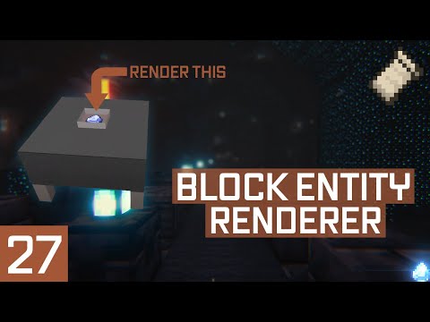 Modding by Kaupenjoe - Minecraft 1.19.2 Fabric Modding Tutorial | BLOCK ENTITY RENDERER | #27