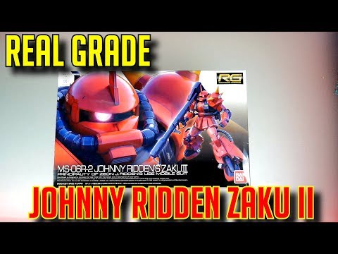RG 1/144 Johnny Ridden Zaku II Unboxing