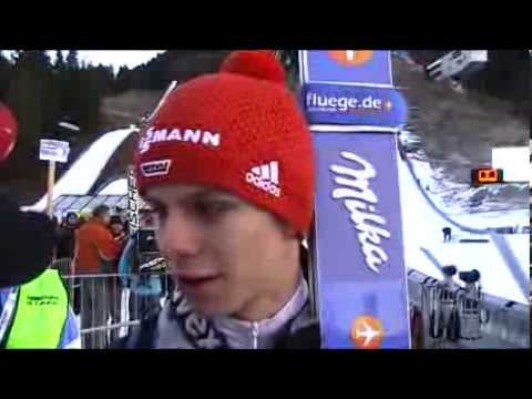 Andreas Wellinger im Interview - Partenkirchen 01.01.2014