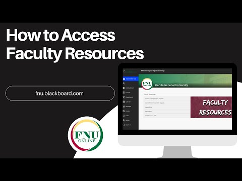 How To Access Faculty Resource Center