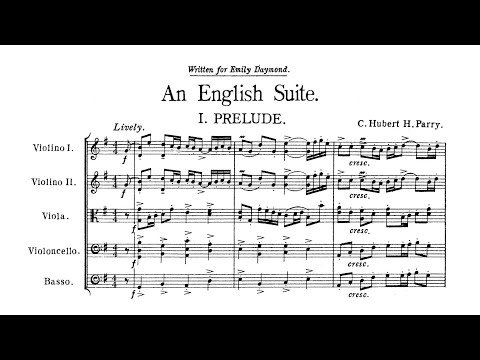 Hubert Parry – An English Suite