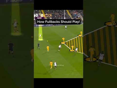 How Fullbacks Should Play 💯🔥 | Modern Football Analysis 🧠⚽ #football #soccer