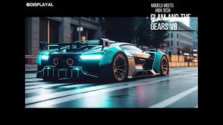 [4K] Glam and the Gears V8 - Models Meets High Tech |  #cars #beauty #ai
